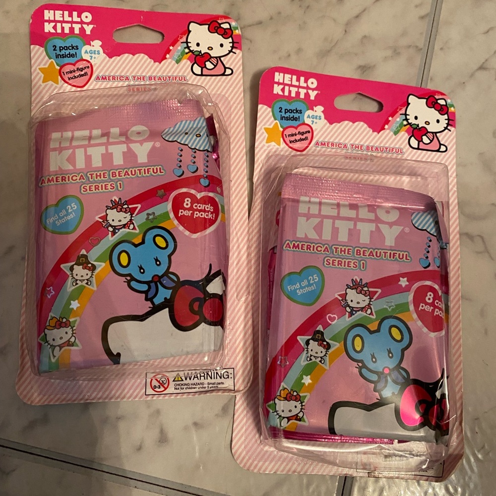 Rare Hello Kitty America the beautiful series 1 surprise packs- set of 2 ❤️❤️❤️
